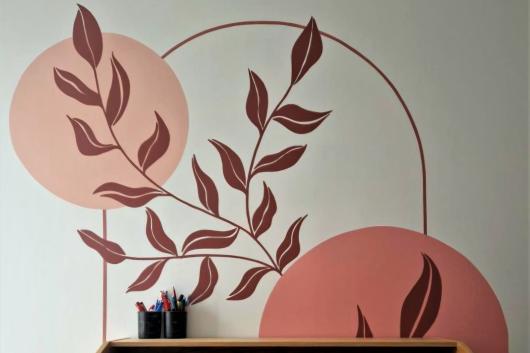 Fresque Estelle avec bureau