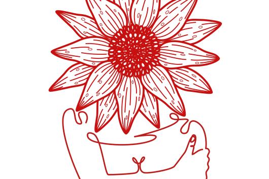 Tournesol - rouge
