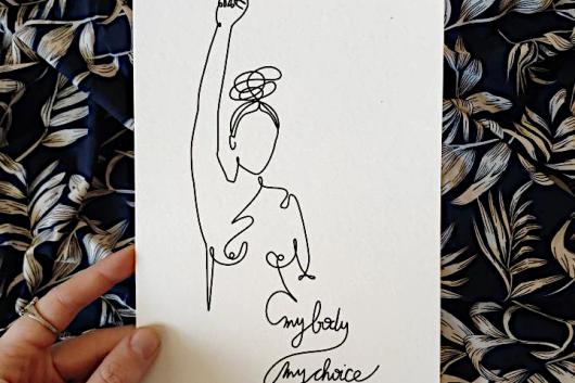 Illustration A5 My body my choice
